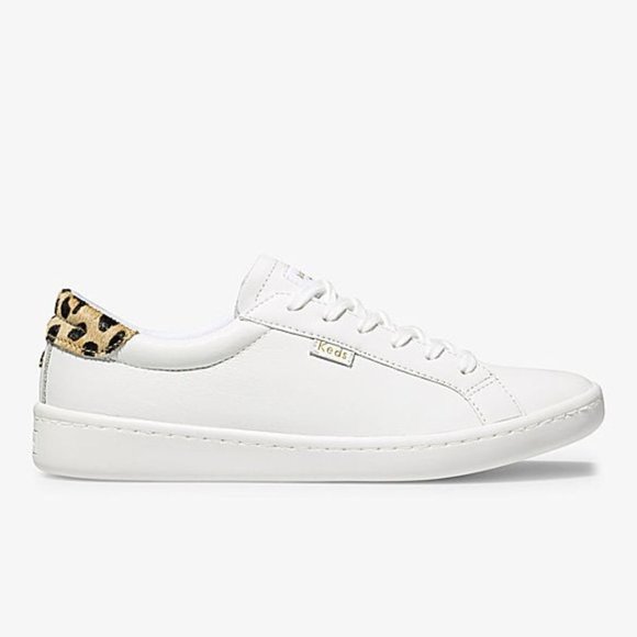 Keds Shoes - Keds x Kate Spade | White Leopard Print Sneakers